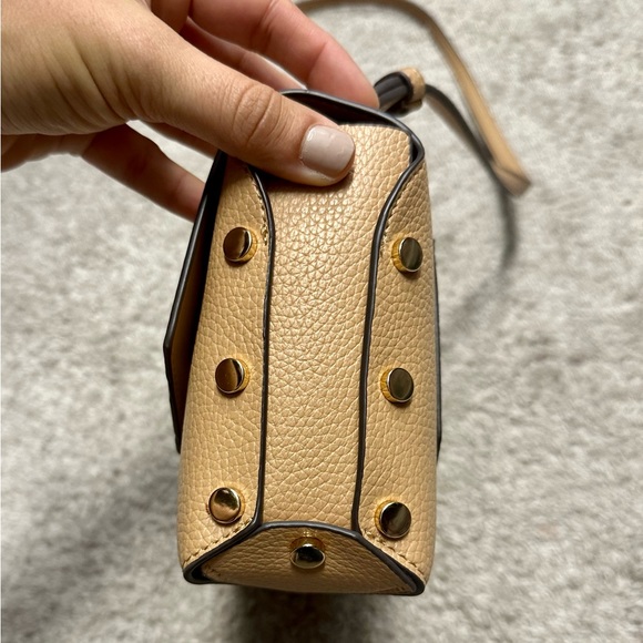 Steve Madden Tan Gold Studded Crossbody - Picture 4 of 12